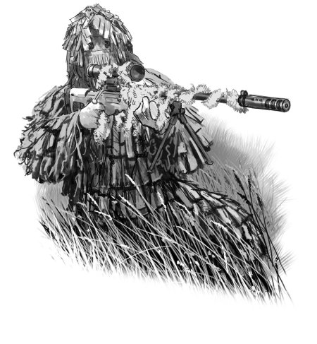 Маскхалат воин призрак