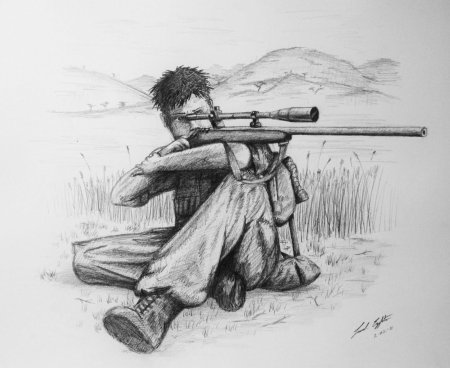 Рисунок снайпер