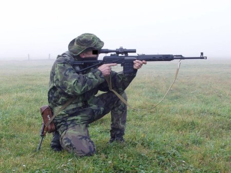 Снайпер с свд