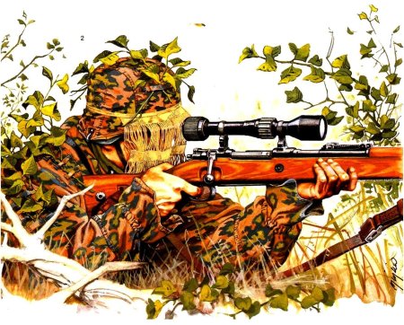 Снайперская свд камуфляж