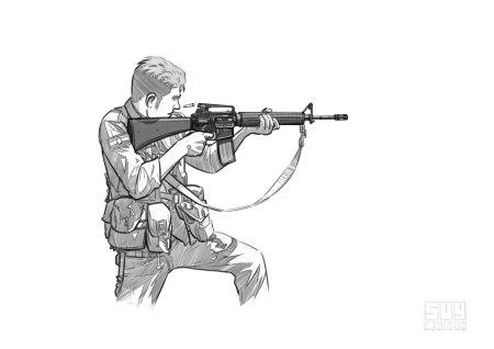 Рисунок снайпер