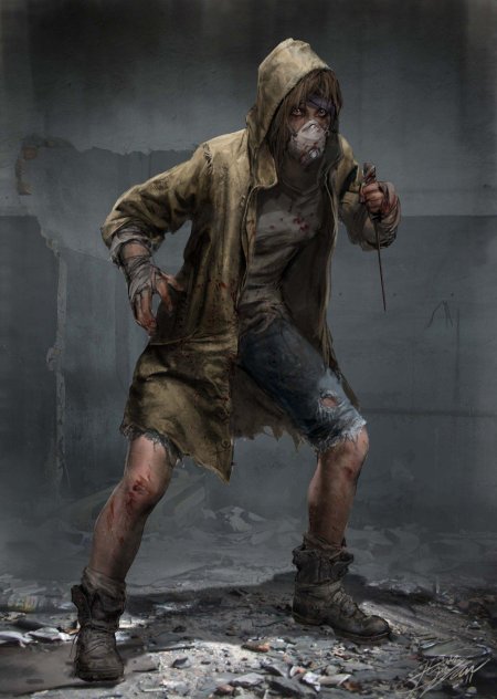 Выживший в зомби апокалипсисе арт