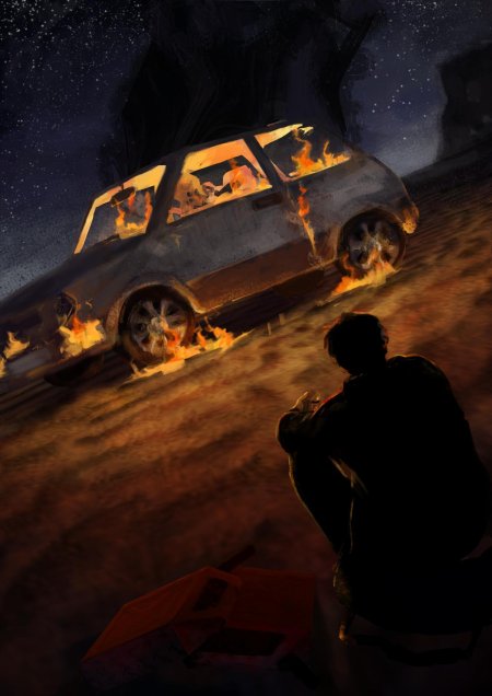 Нил джостен горящая машина