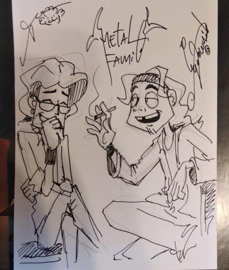 Скетчи метал фэмили ди