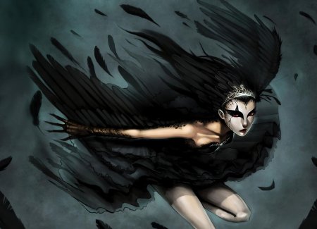 Черный лебедь арт