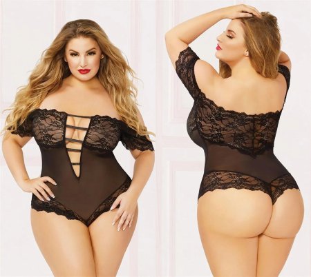 Плюс сайз тедди лингерия