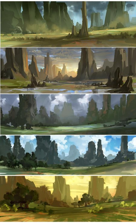 Концепт арты местности