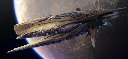 Sci fi космический корабль левиафан