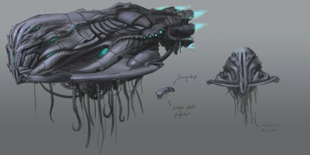 Биопанк корабль