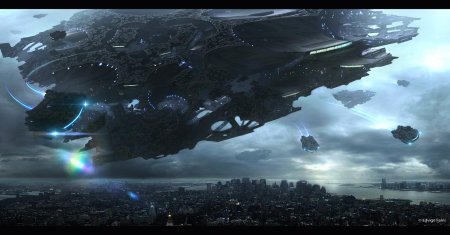 Инопланетные корабли sci-fi art
