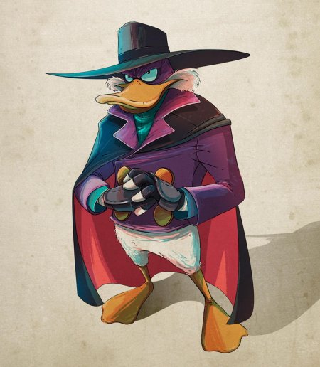 Черный плащ darkwing duck