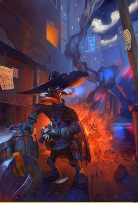 Мультик черный плащ