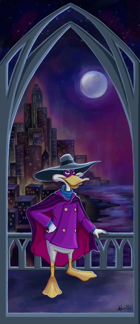 Черный плащ darkwing duck
