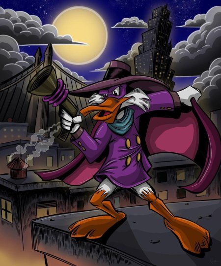 Черный плащ darkwing duck