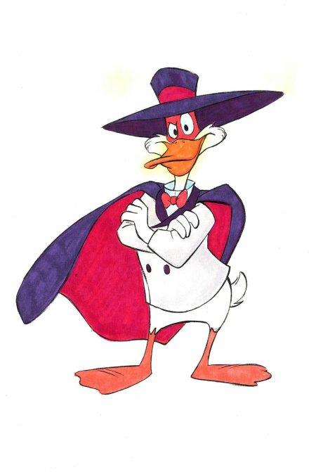 Дональд дак черный плащ