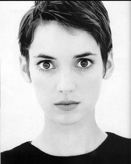 Вайнона райдер с короткой стрижкой