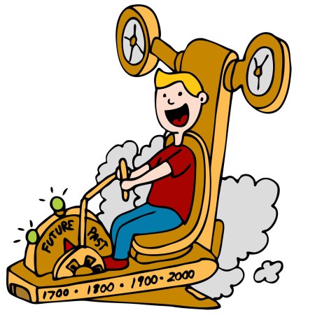 Машина времени рисунок для детей