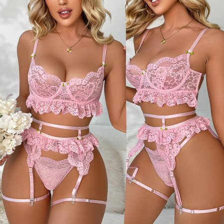 Нижнее белье кружевное сексуальное комплект с