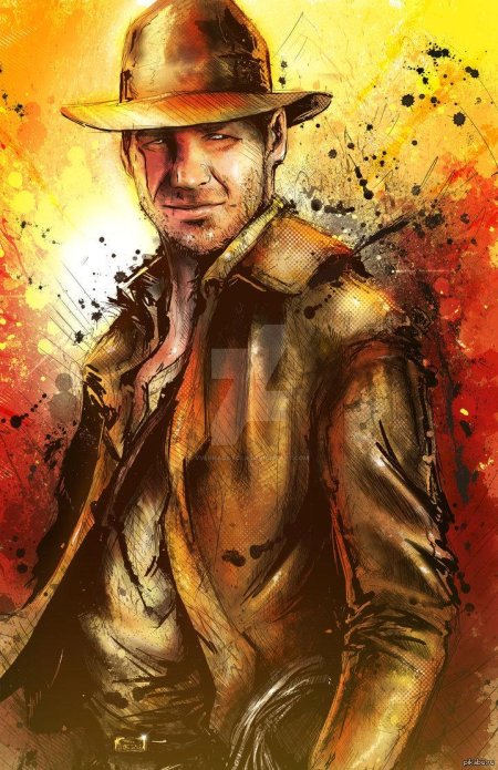 Индиана джонс арт