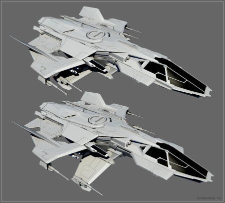 D модель космический корабль sleipnir