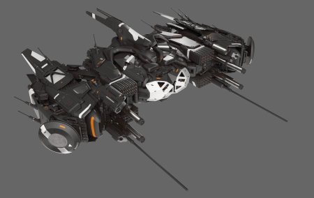 Концепт арт космические турели