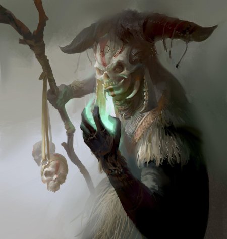 Шаманка концепт арт