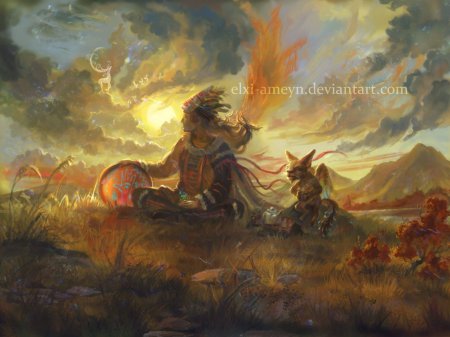 Камлание шамана арт