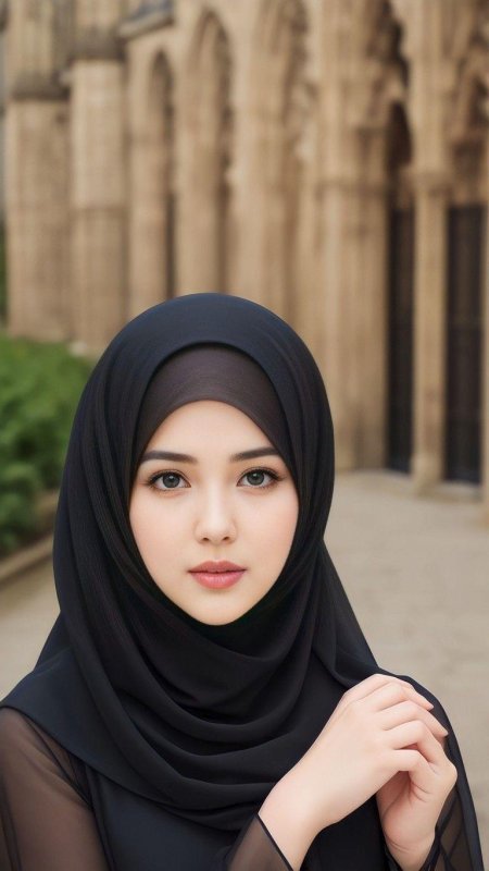 Хиджаб красивый