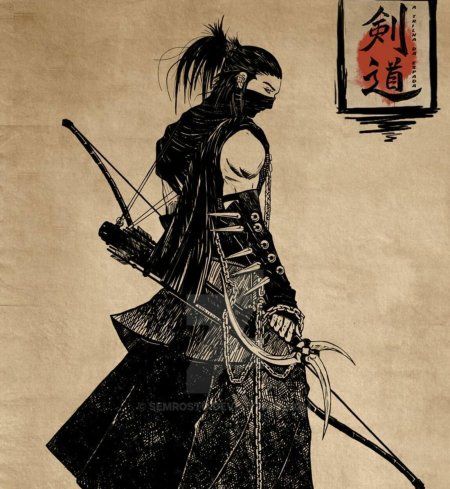 Японский самурай ронин