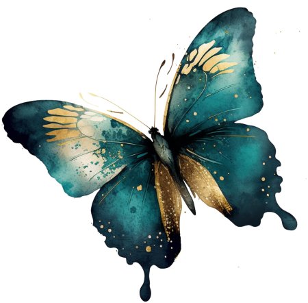 Бабочка на прозрачном фоне для фотошопа