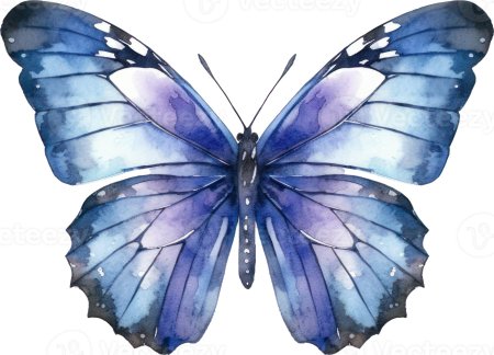 Голубая бабочка