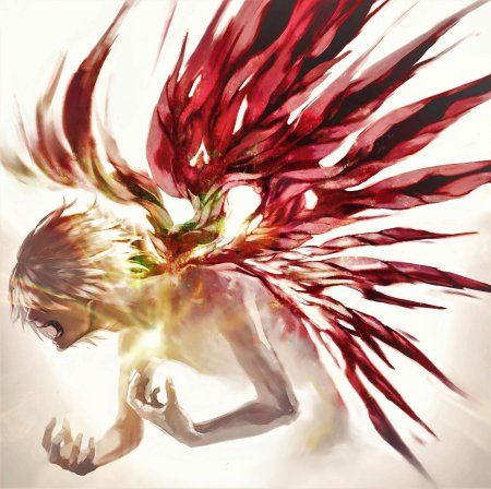 Токийский гуль кагуне крылья