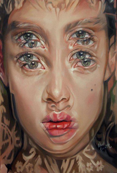 Глаза картина