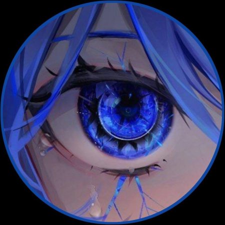 Синие глаза аниме