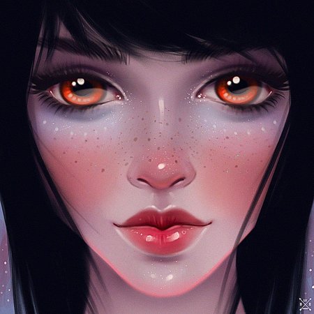 Девушка арт