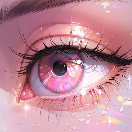 Арт глаза аниме