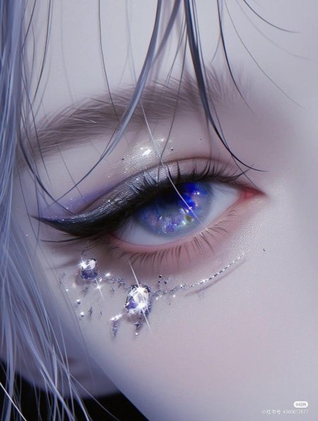 Красивая глаза