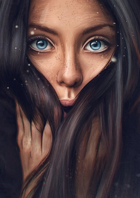 Девушка иллюстрация