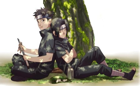 Шисуи учиха и итачи