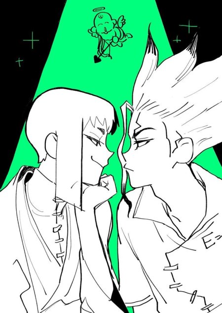 Рисунки аниме доктор стоун