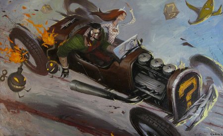 Ретро гонки арт