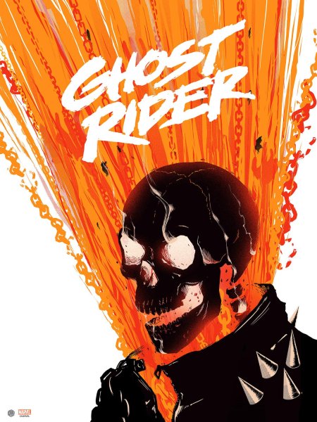 Призрачный гонщик постер