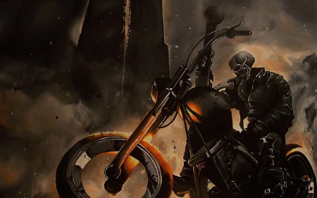 Призрачный гонщик мотоцикл