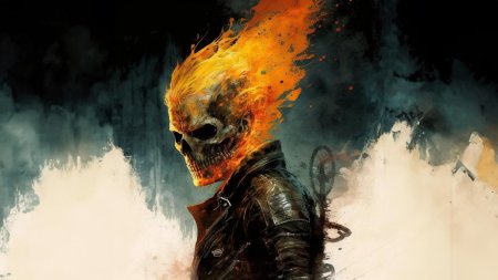 Призрачный гонщик рисунки