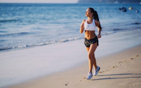 Девушка бег