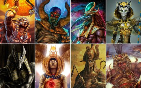 Алмазная мозаика анубис