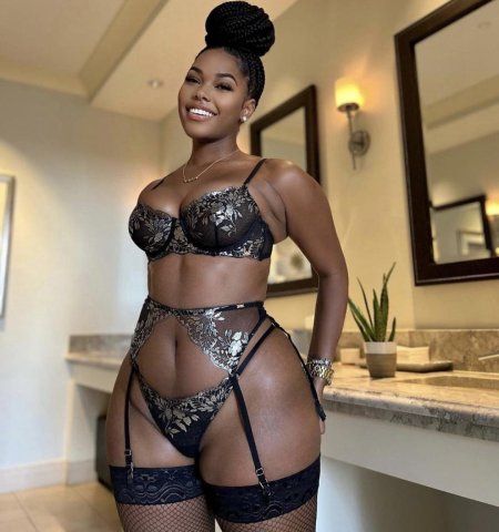 Негритянки в эротическом белье