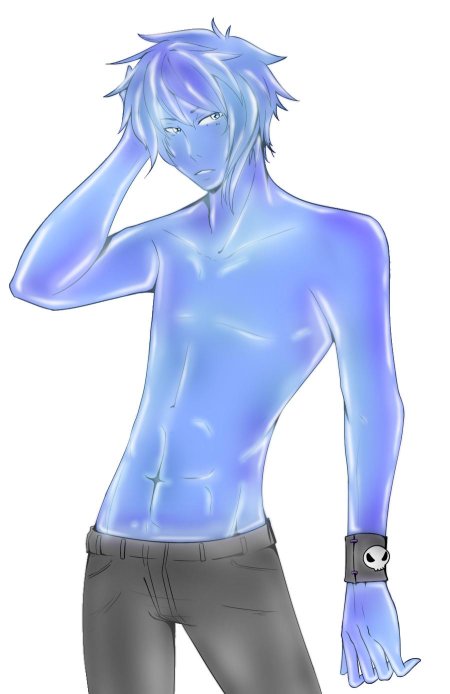 Слайм парень арт