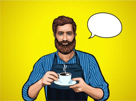 Поп арт кофе