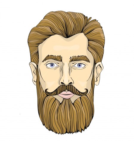Мультяшка с бородой